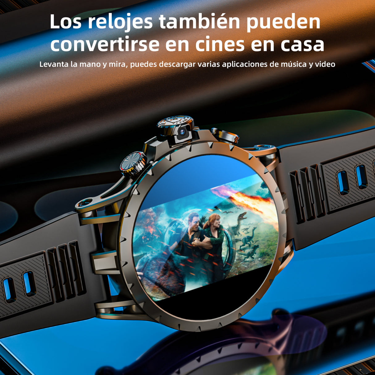 Reloj Inteligente 4G AMOLED con Cámara, GPS y Conectividad Bluetooth SW036 - Yesmart