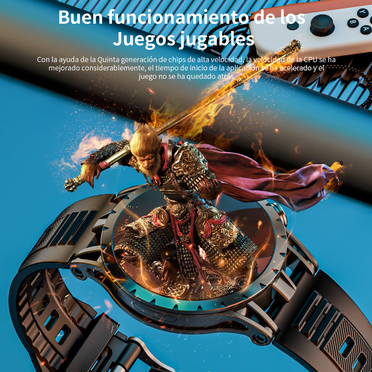 Reloj Inteligente 4G AMOLED con Cámara, GPS y Conectividad Bluetooth SW036 - Yesmart