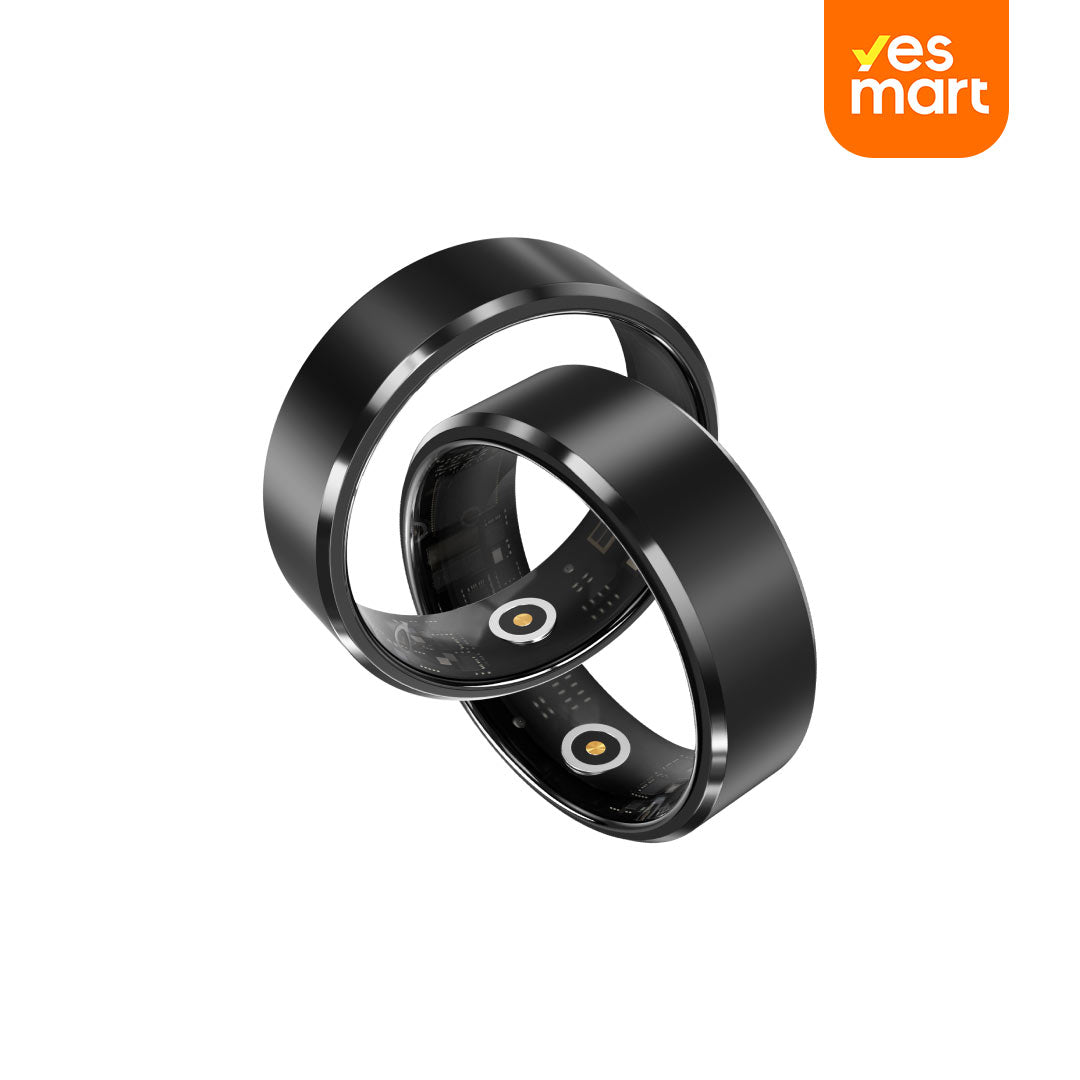 Anillo Inteligente 5ATM, Monitor de Salud con Ritmo Cardiaco, Oxígeno en Sangre y Seguimiento del Sueño, Compatible con Android e iOS SW010