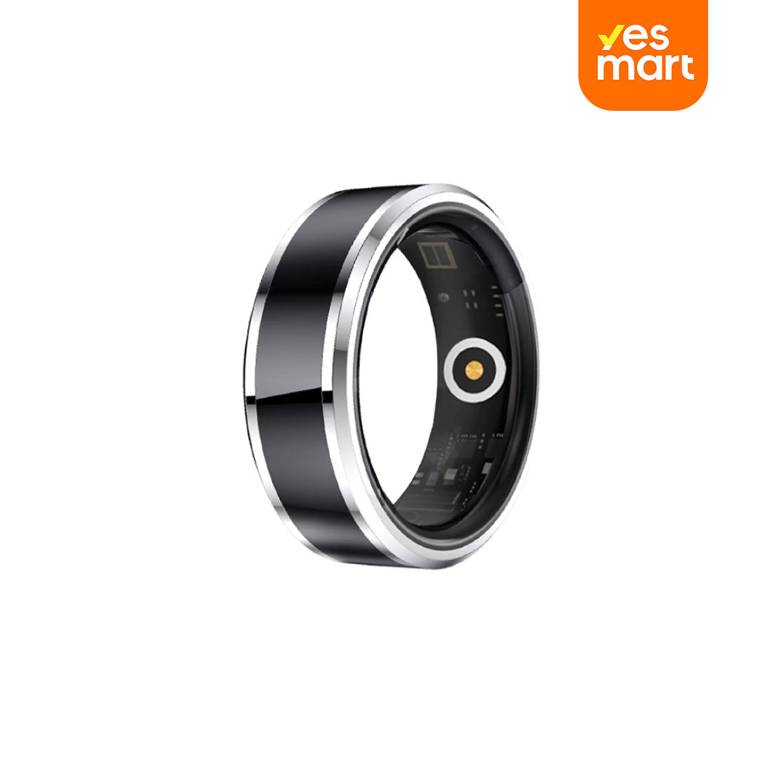Anillo Inteligente 5ATM, Monitor de Salud con Ritmo Cardiaco, Oxígeno en Sangre y Seguimiento del Sueño, Compatible con Android e iOS SW011