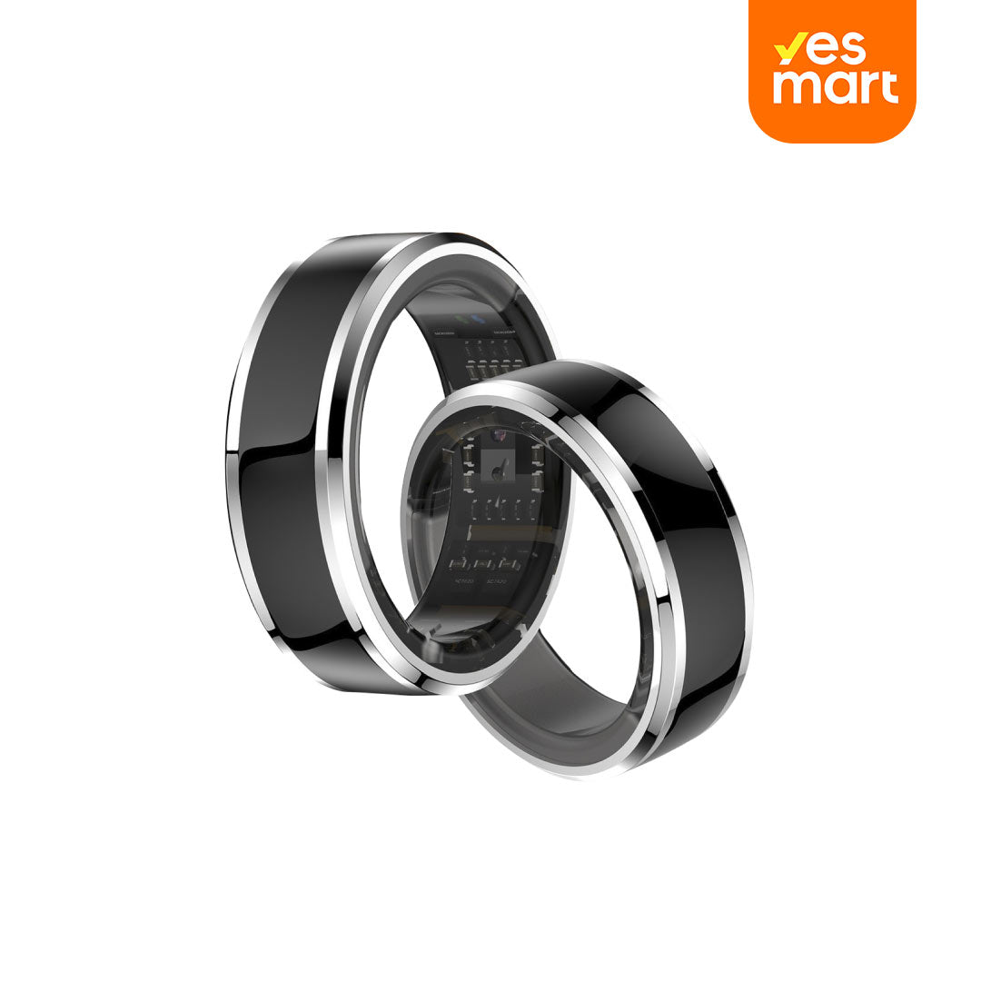Anillo Inteligente 5ATM, Monitor de Salud con Ritmo Cardiaco, Oxígeno en Sangre y Seguimiento del Sueño, Compatible con Android e iOS SW011