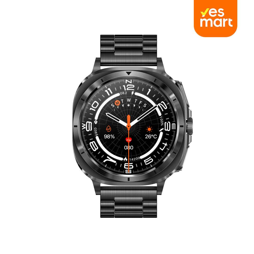 Reloj inteligente AMOLED 1.43” Pantalla HD con Monitor de Salud Integral, 150 Modos Deportivos, IP68 Resistente al Agua, Larga Duración de Batería y Bluetooth 5.2 SW030