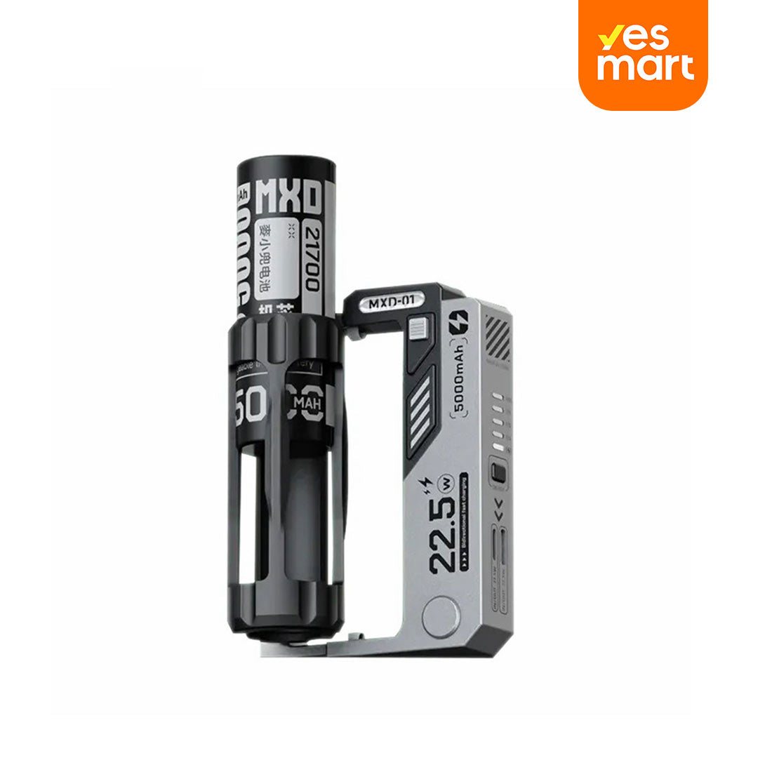 Cargador Portátil 5000mAh con Batería Reemplazable y Carga Rápida de 22.5W BP001