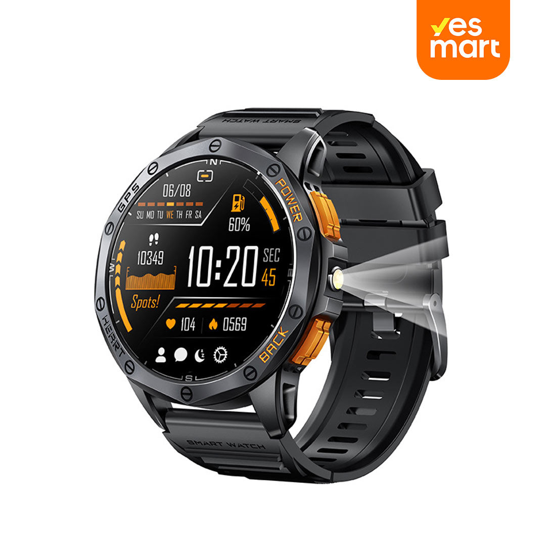 Reloj inteligente Deportivo GPS con Brújula, Altímetro y Llamadas Bluetooth -SW022