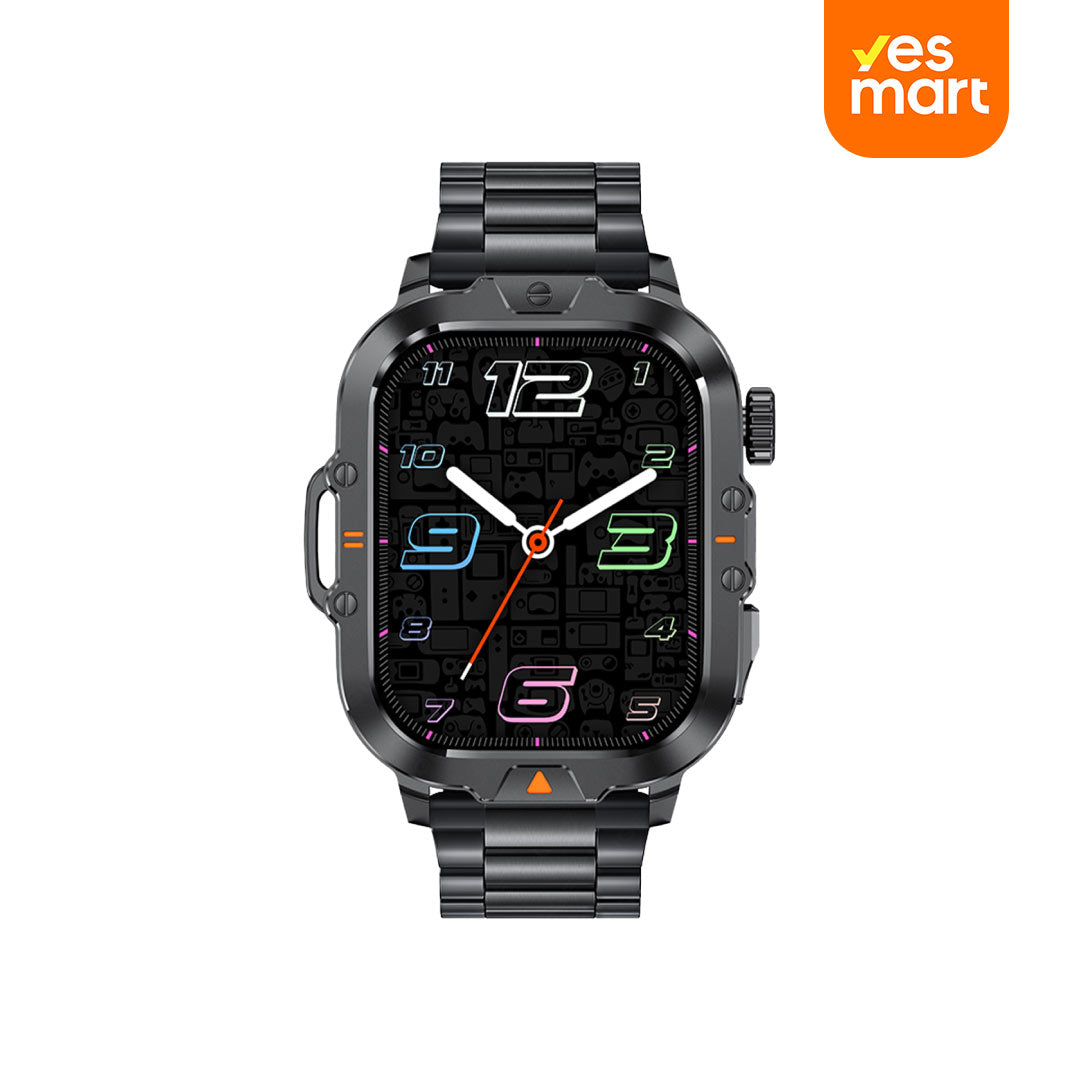 Reloj inteligente con Doble Correa, Pantalla HD de 2.01”, Bluetooth, 100+ Modos Deportivos y Monitoreo de Salud -SW020