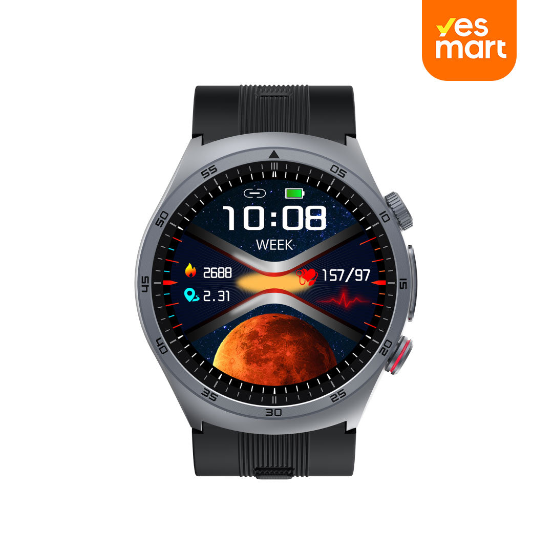 Reloj inteligente con Pantalla AMOLED 1.43", Monitoreo de Salud 24/7 y Modos Deportivos SW034