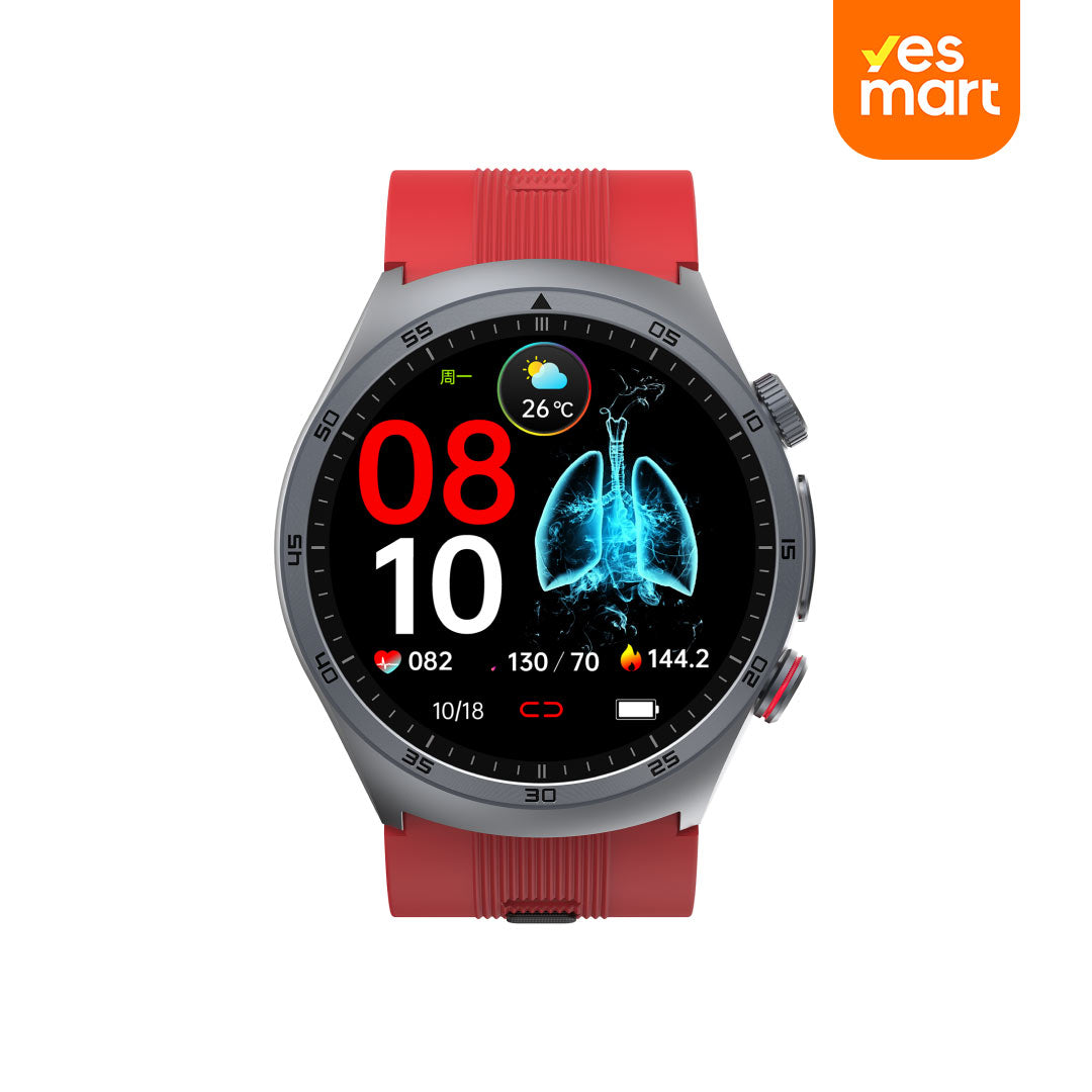 Reloj inteligente con Pantalla AMOLED 1.43", Monitoreo de Salud 24/7 y Modos Deportivos SW034