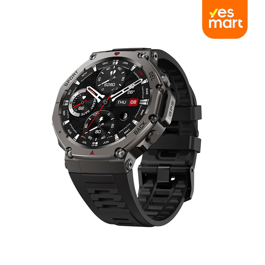 Reloj inteligente Resistente al Agua 5ATM con GPS Deportivo, Pantalla AMOLED, Barómetro y Brújula -SW026