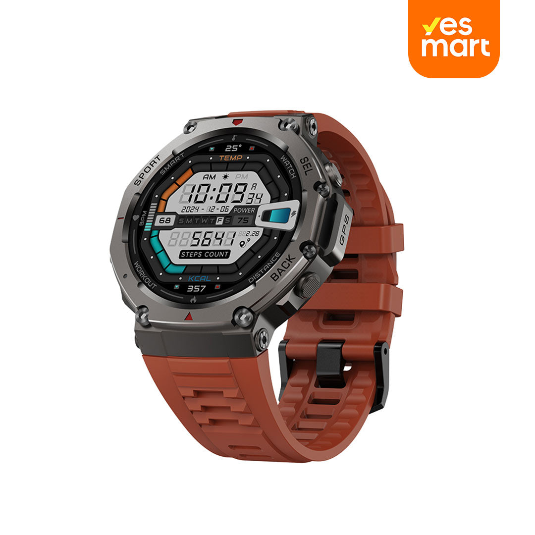 Reloj inteligente Resistente al Agua 5ATM con GPS Deportivo, Pantalla AMOLED, Barómetro y Brújula -SW026