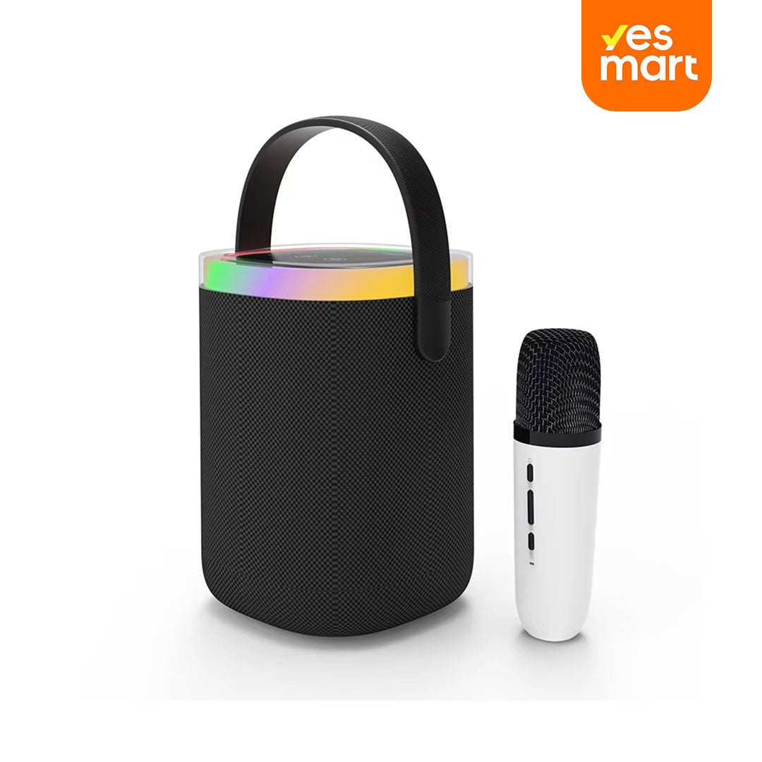 Altavoz Bluetooth inalámbrico al aire libre camping deslumbrante altavoz ajustable soporte de radio FM tarjeta TF -BS004