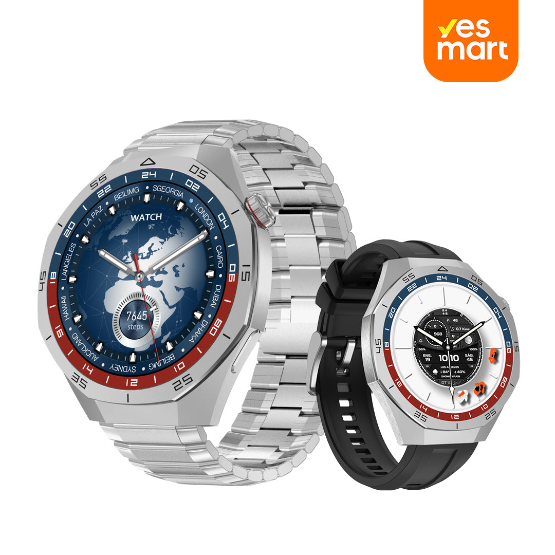 Reloj Inteligente Deportivo con Pantalla HD, Navegación GPS, Bolsa de Valores y Asistente de Voz – SW039