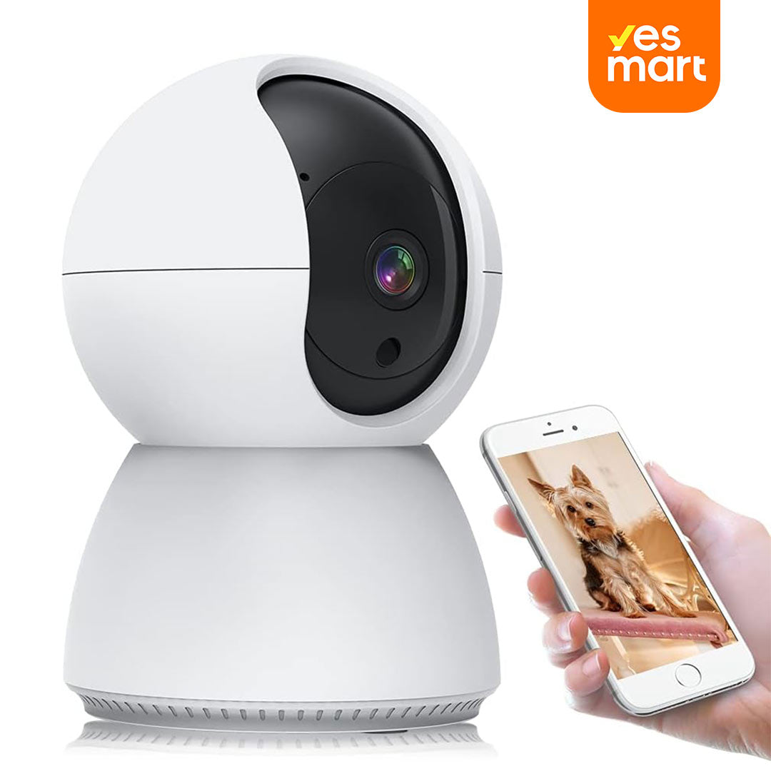 Cámara de Monitoreo para Bebé con Aplicación Móvil, Visión Nocturna, Audio Bidireccional, Detección de Movimiento y Almacenamiento en la Nube - CV001