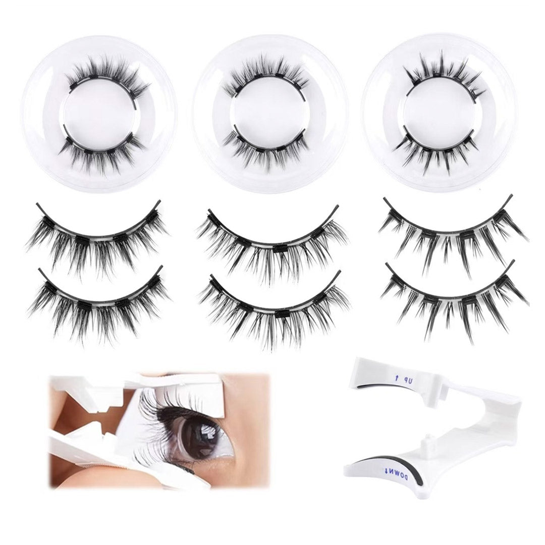 Pestañas Magnéticas con Aplicador, 2 Pares Reutilizables, Sin Pegamento, Look Natural y Fácil de Usar – CM004