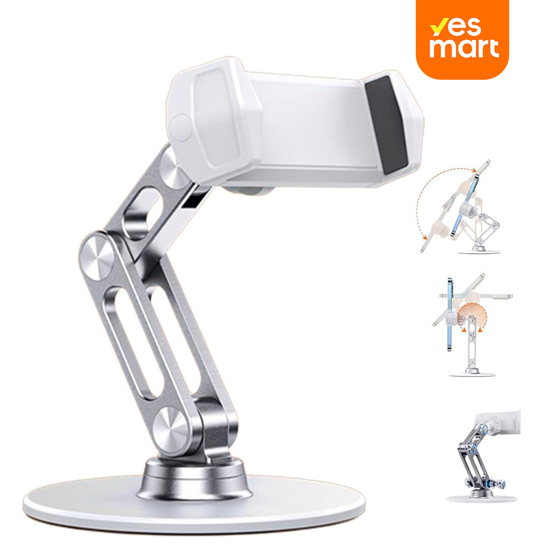 Soporte para Teléfono Móvil Plegable Ajustable, Soporte de Escritorio para Teléfono Celular para Oficina en Casa SC005