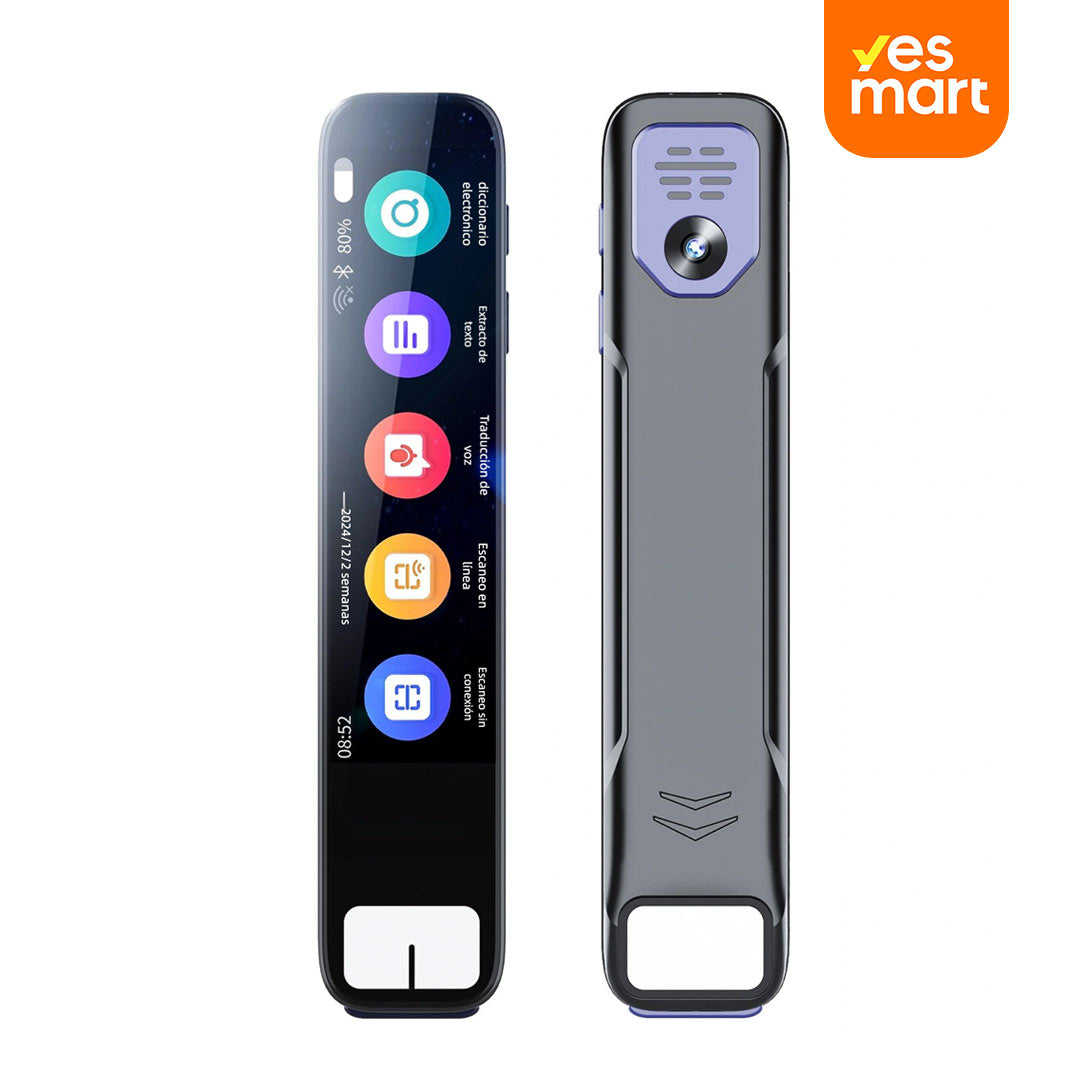 Lápiz Traductor T6S Sin Necesidad de WiFi, Dispositivo Traductor de Idiomas, Lápiz Lector Escaneador, Traductor de Voz Instantáneo CL002