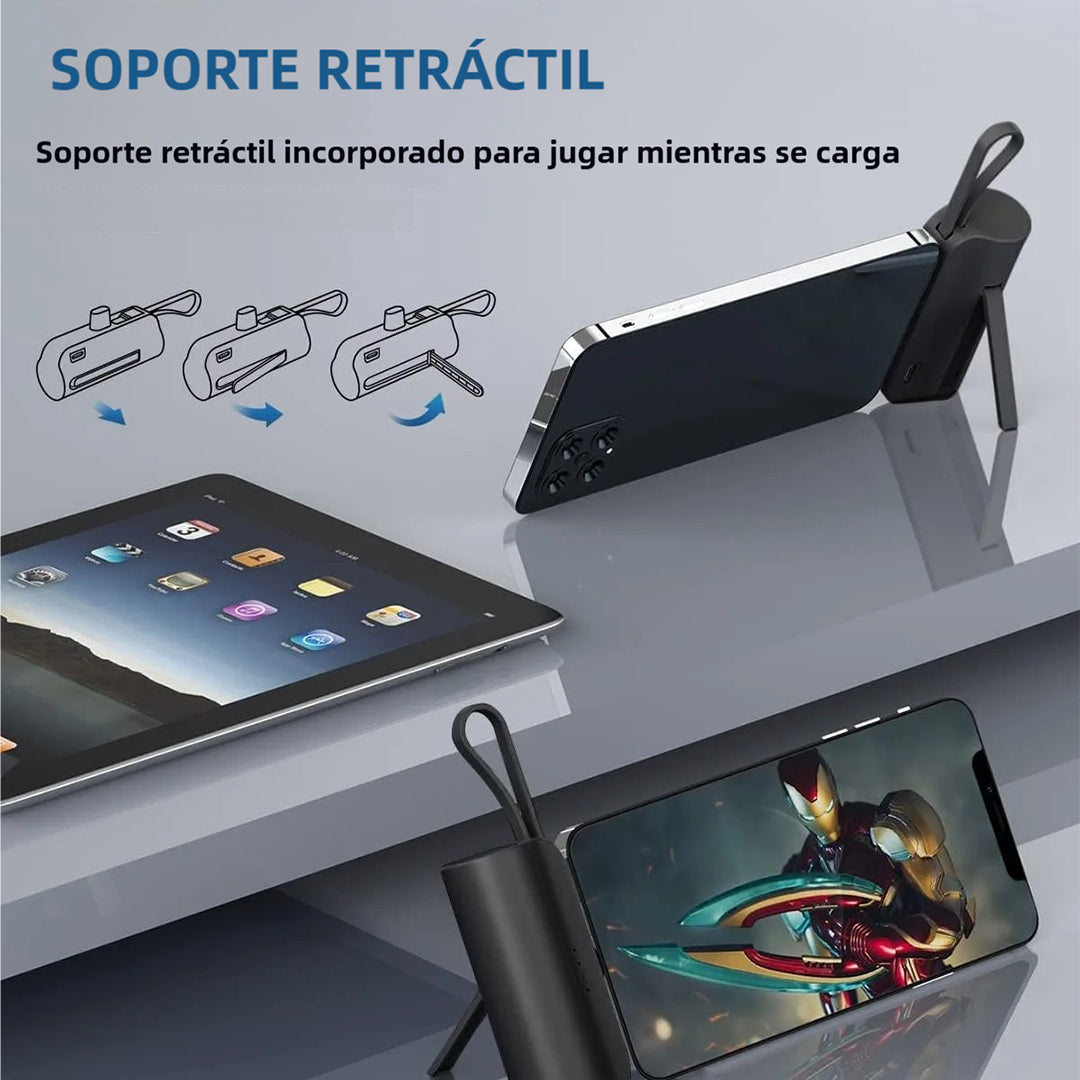 Power Bank Portátil 10,000mAh con Carga Rápida Tipo-C - Cargador para Teléfonos, Ideal para Viajes y Uso Diario BP002 - Yesmart