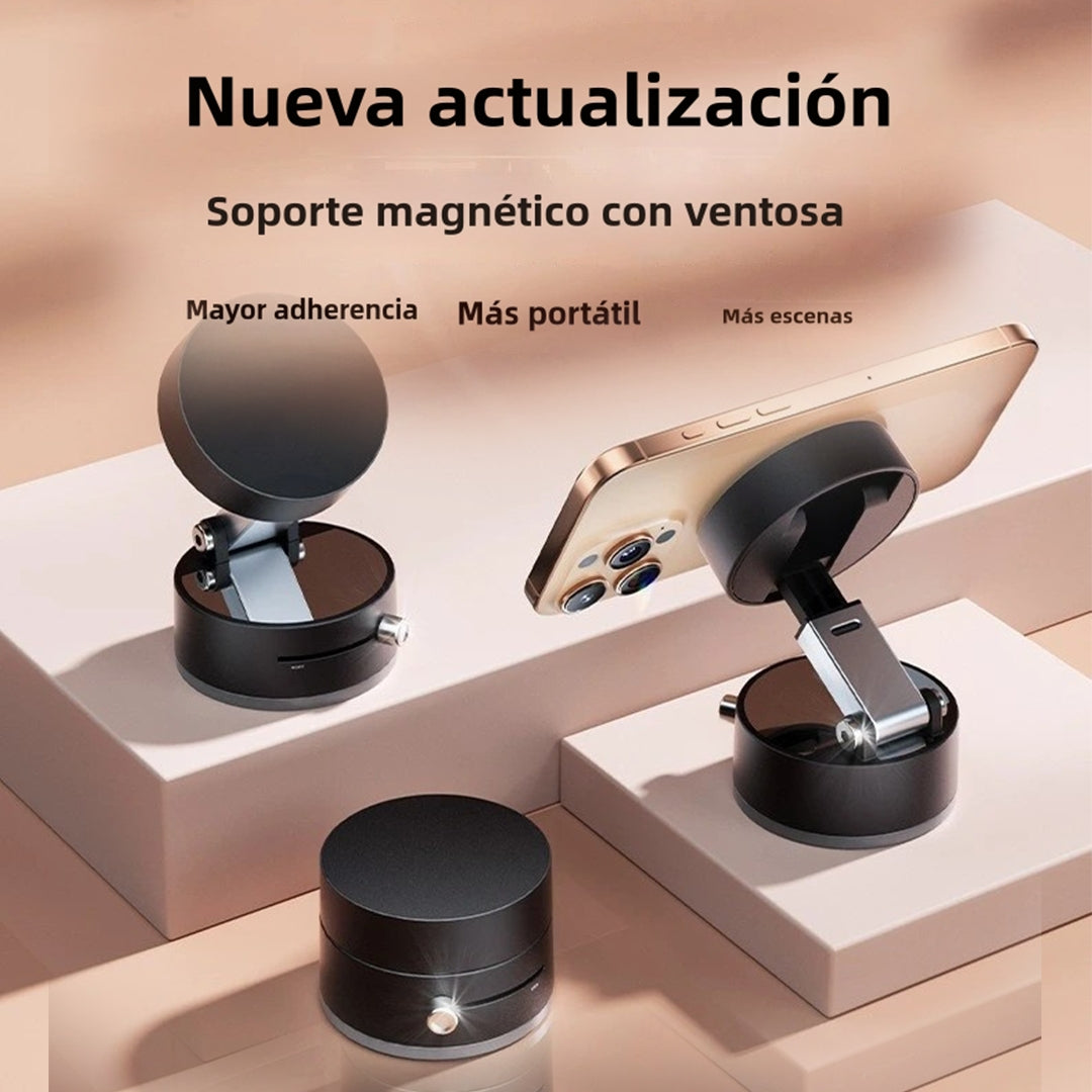 Soporte Magnético para Smartphone con Doble Succión (Magnética y al Vacío) SC002 - Yesmart