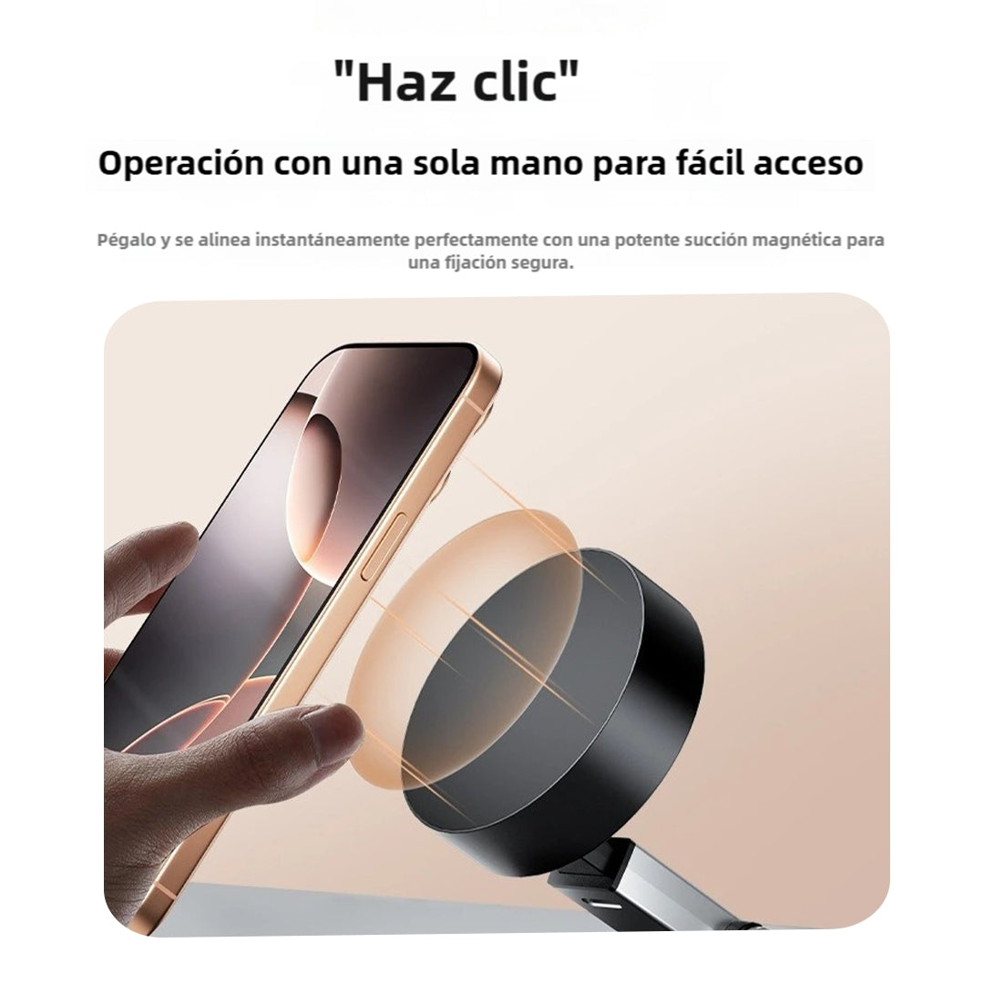 Soporte Magnético para Smartphone con Doble Succión (Magnética y al Vacío) SC002 - Yesmart