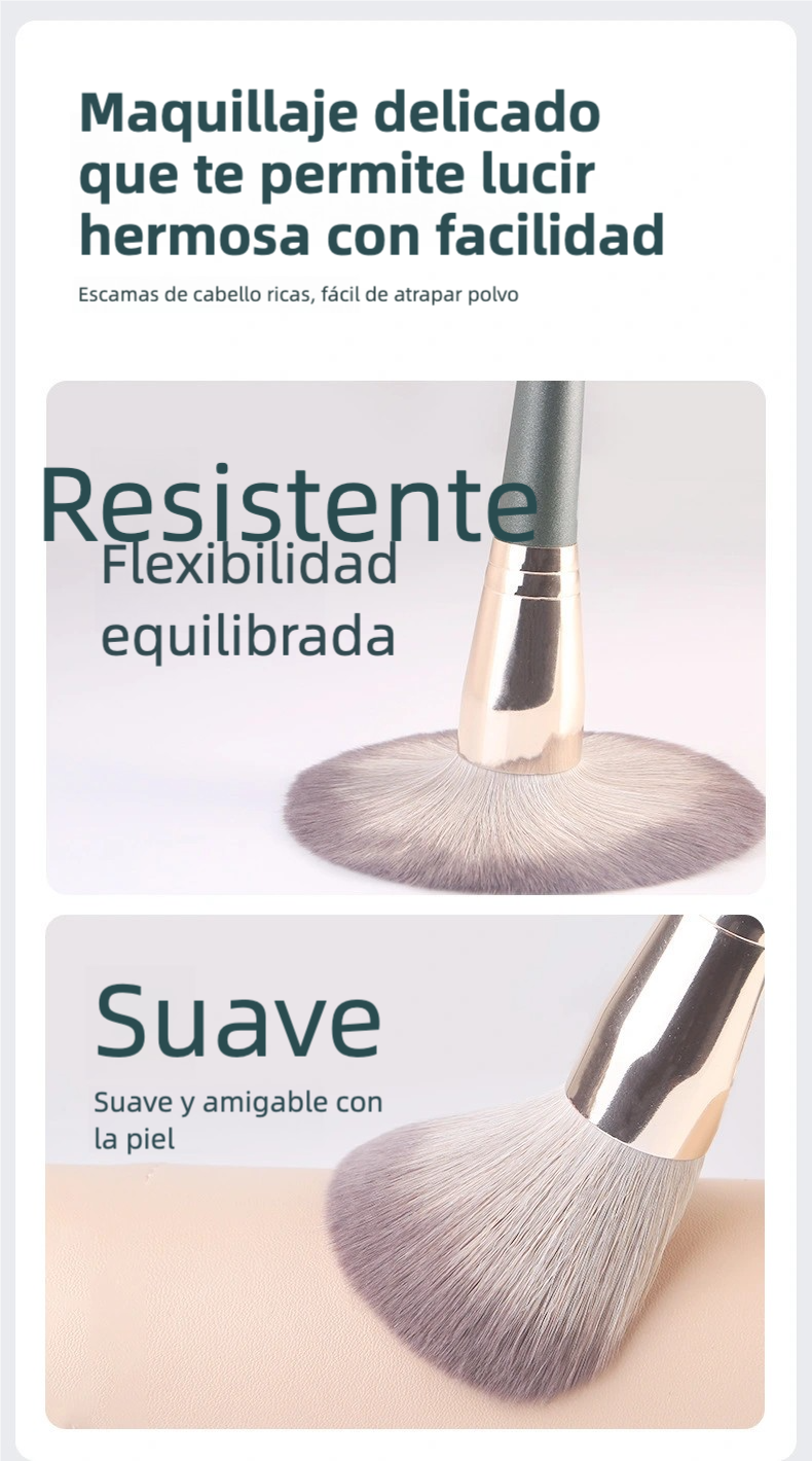Set de 14 brochas de maquillaje | Suaves, completas, ideal para principiantes
