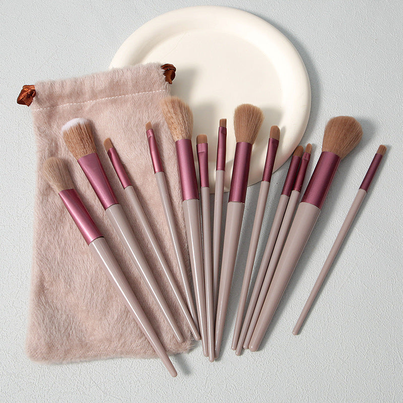 Set de 13 brochas de maquillaje | Suaves, portátiles y completas