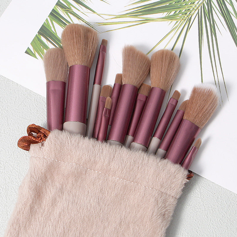 Set de 13 brochas de maquillaje | Suaves, portátiles y completas