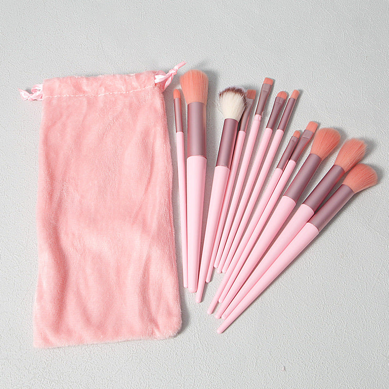 Set de 13 brochas de maquillaje | Suaves, portátiles y completas
