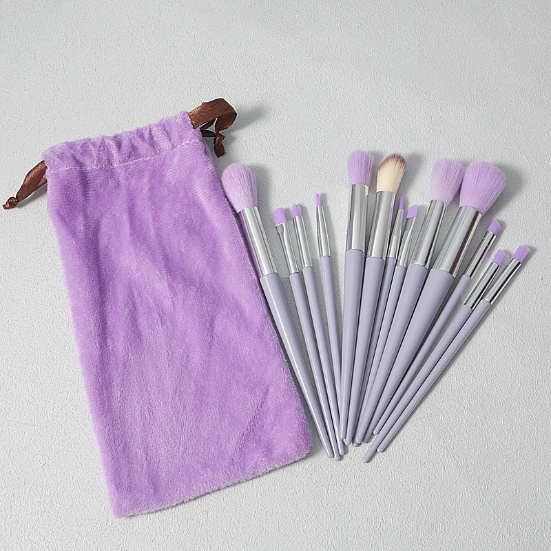 Set de 13 brochas de maquillaje | Suaves, portátiles y completas