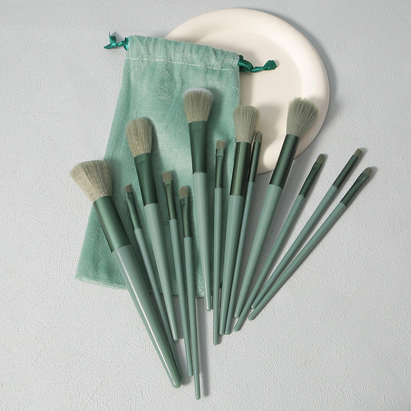 Set de 13 brochas de maquillaje | Suaves, portátiles y completas