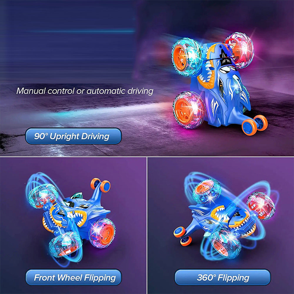 Carro de control remoto 360° para niños | Acrobático, con luces, 2.4G