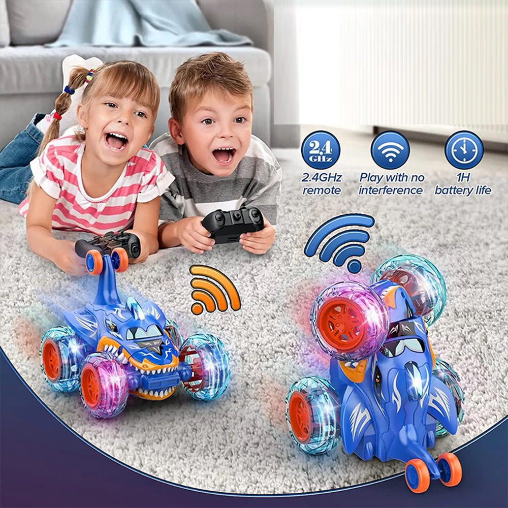 Carro de control remoto 360° para niños | Acrobático, con luces, 2.4G