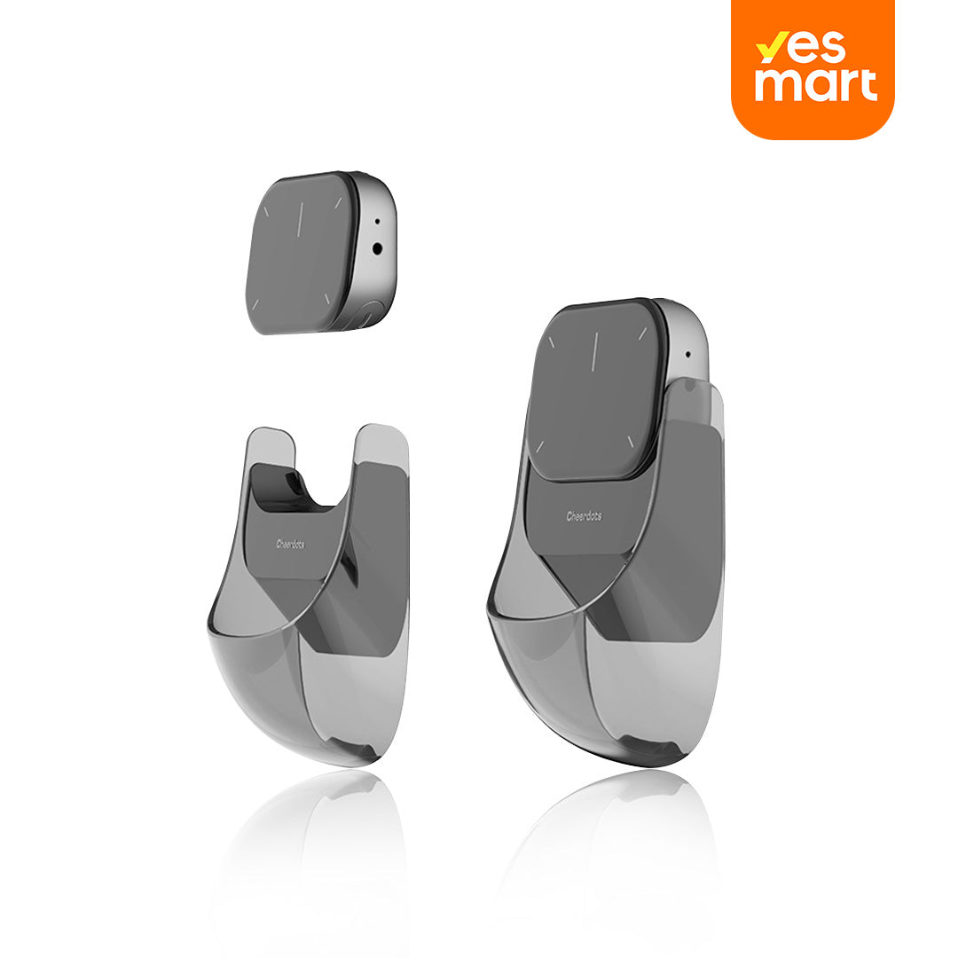 Mouse Aire Bluetooth Desmontable con Touchpad, Control Remoto Inalámbrico para Presentaciones, Micrófono, y Láser, Compatible con Mac y Windows - KM008