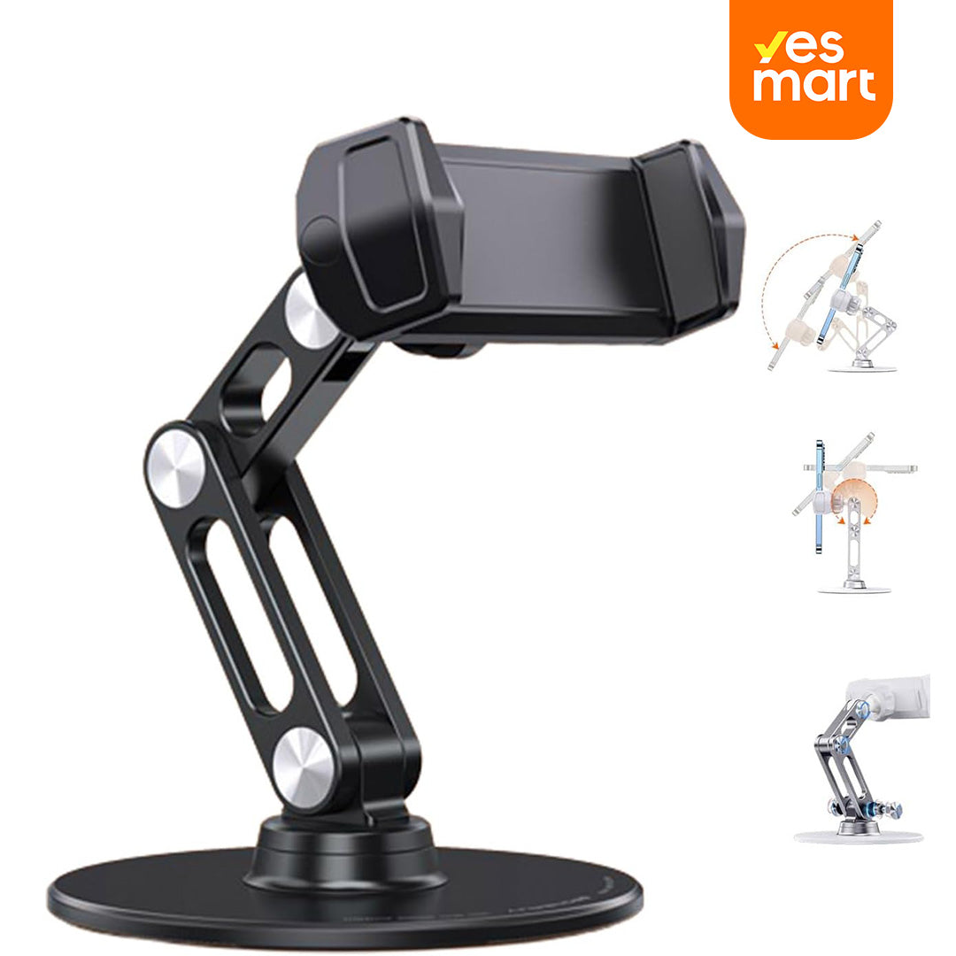 Soporte para Teléfono Móvil Plegable Ajustable, Soporte de Escritorio para Teléfono Celular para Oficina en Casa SC005
