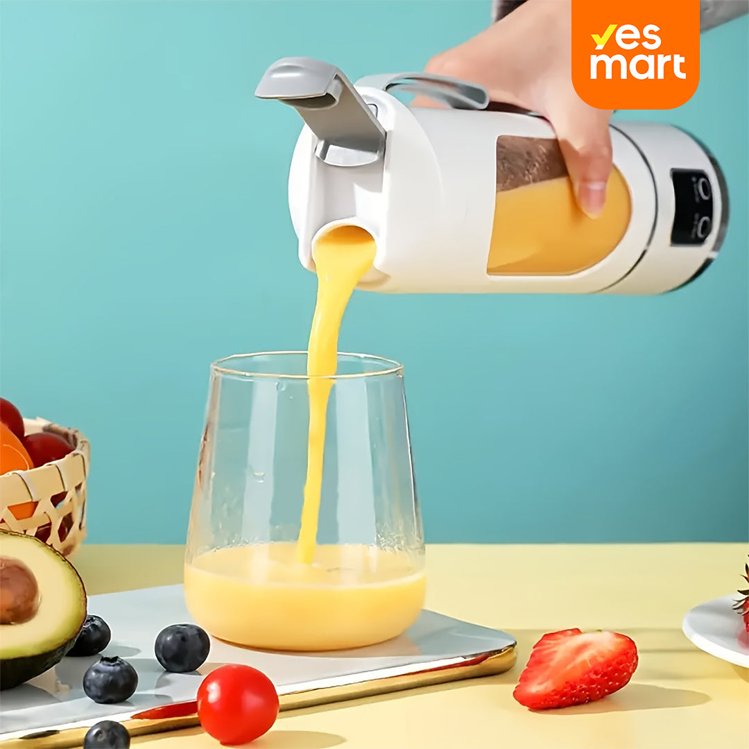 Licuadora Portátil de 15 Onzas (435.2 ml) Recargable por USB, Sin Cables, Personal Blender sin BPA, Ideal para Batidos y Smoothies - EJ007