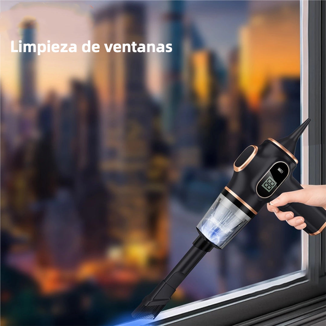 Aspiradora de Mano 2 en 1 para Coche 290,000 Pa - Con Soplado y Carga Rápida, Compacta y Portátil AE001