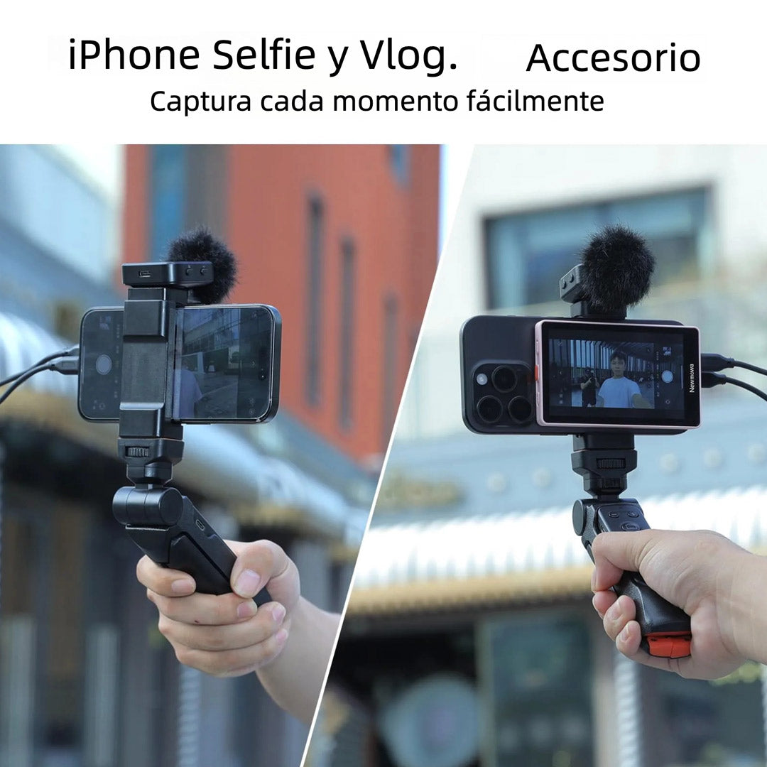 Monitor Vlog Selfie Magnético 1080P para iPhone con Grabación Inalámbrica y Pantalla Giratoria – SC014