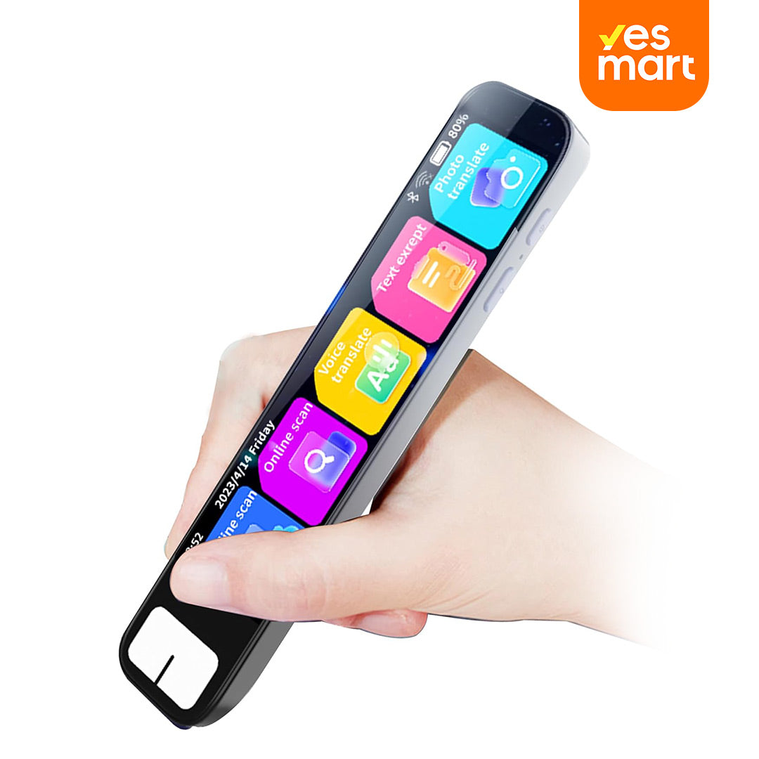 Lápiz Traductor T6S Sin Necesidad de WiFi, Dispositivo Traductor de Idiomas, Lápiz Lector Escaneador, Traductor de Voz Instantáneo CL002