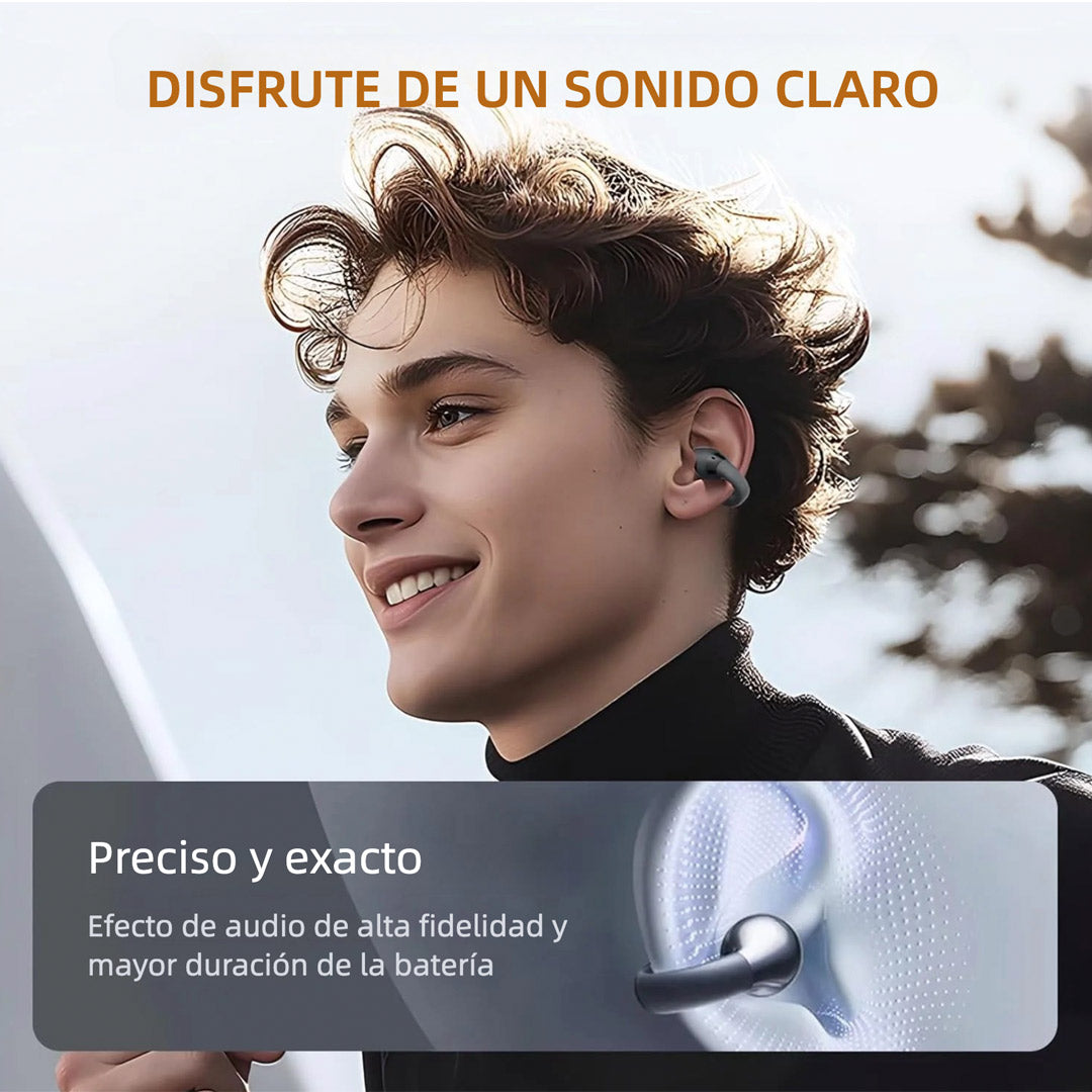Auriculares Bluetooth Traductores en Tiempo Real, 140 Idiomas, 30h Batería, Diseño Ultraligero para Viajes - BH044