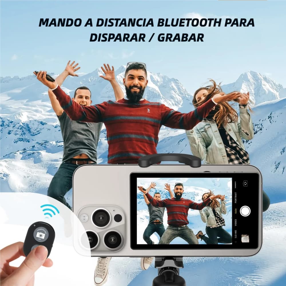 Monitor Selfie con Barra Magnética, Pantalla Compartida en Tiempo Real para Cámara Trasera, Monitor Portátil para Creadores de Contenido, Vlogging y TikTok - SC017