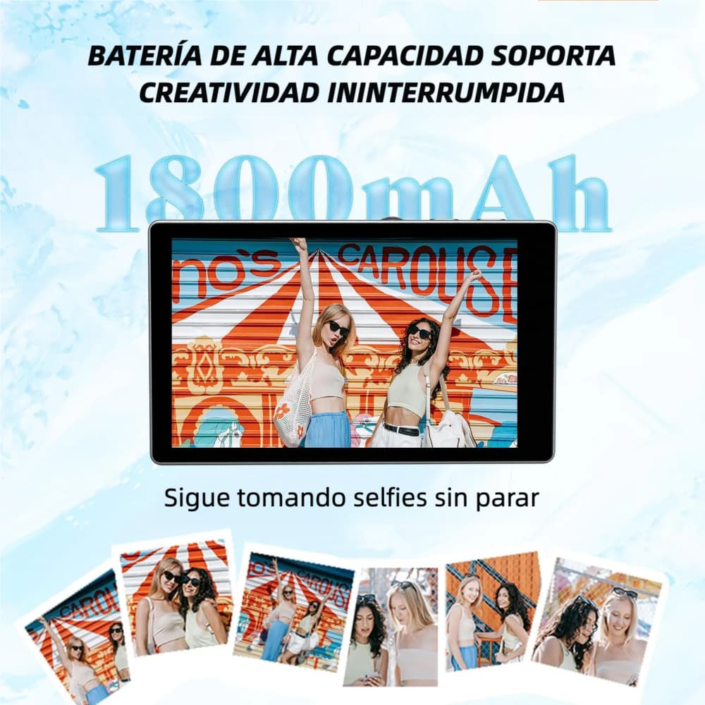 Monitor Selfie con Barra Magnética, Pantalla Compartida en Tiempo Real para Cámara Trasera, Monitor Portátil para Creadores de Contenido, Vlogging y TikTok - SC017