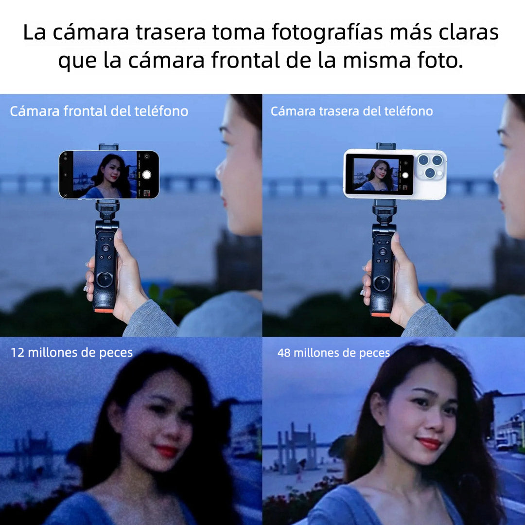 Monitor Vlog Selfie Magnético 1080P para iPhone con Grabación Inalámbrica y Pantalla Giratoria – SC014
