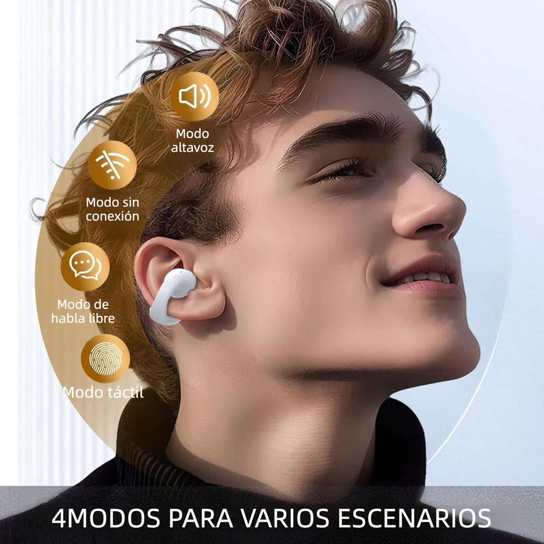 Auriculares Bluetooth Traductores en Tiempo Real, 140 Idiomas, 30h Batería, Diseño Ultraligero para Viajes - BH044