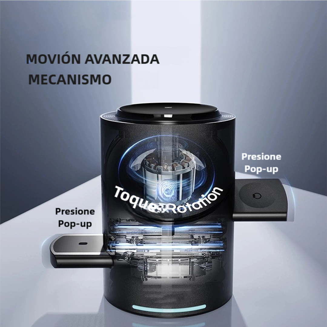 Cargadores Estación de Carga Inalámbrica Magnética 3 en 1 con Carga Rápida de 15W para Smartphones, Relojes y Auriculares -CI001 - Yesmart