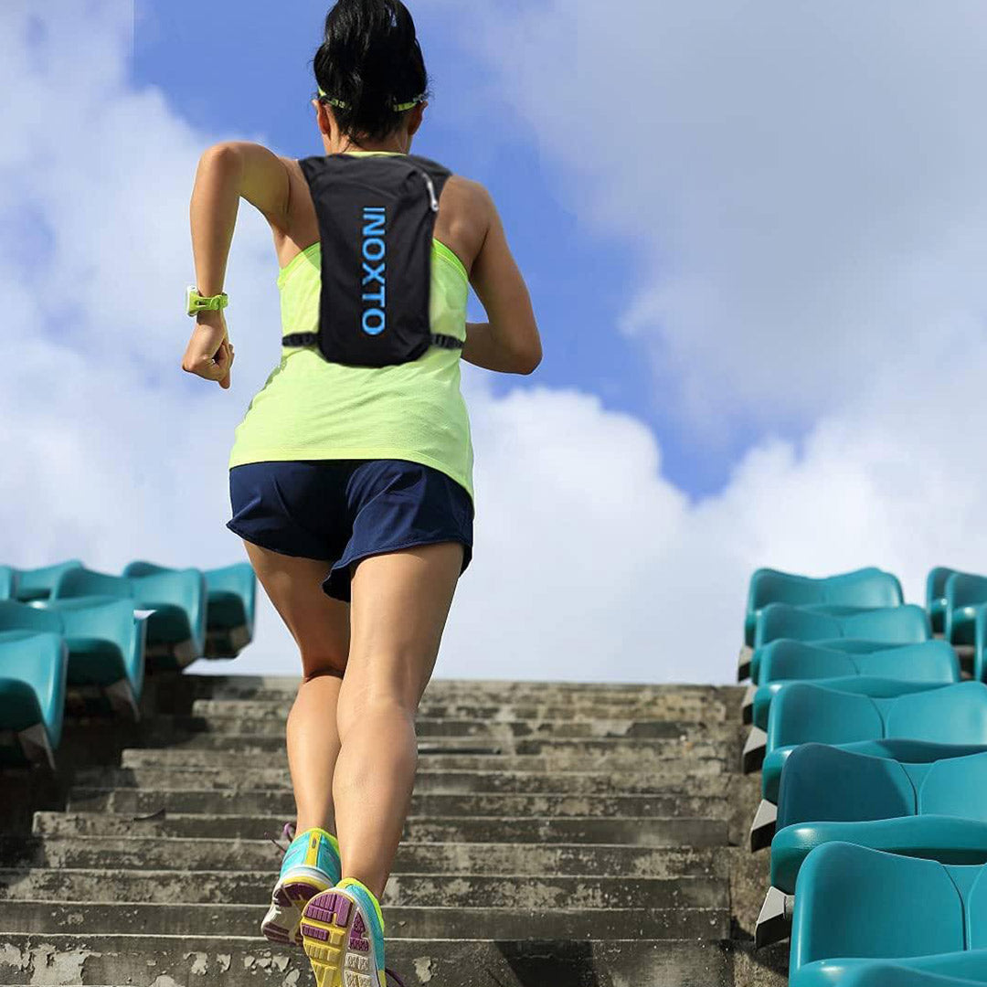 Mochila Hidratación Ultraligera con Bolsa de Agua 1.5L – Chaleco Impermeable para Running, Trail, Ciclismo y Maratón - AH016