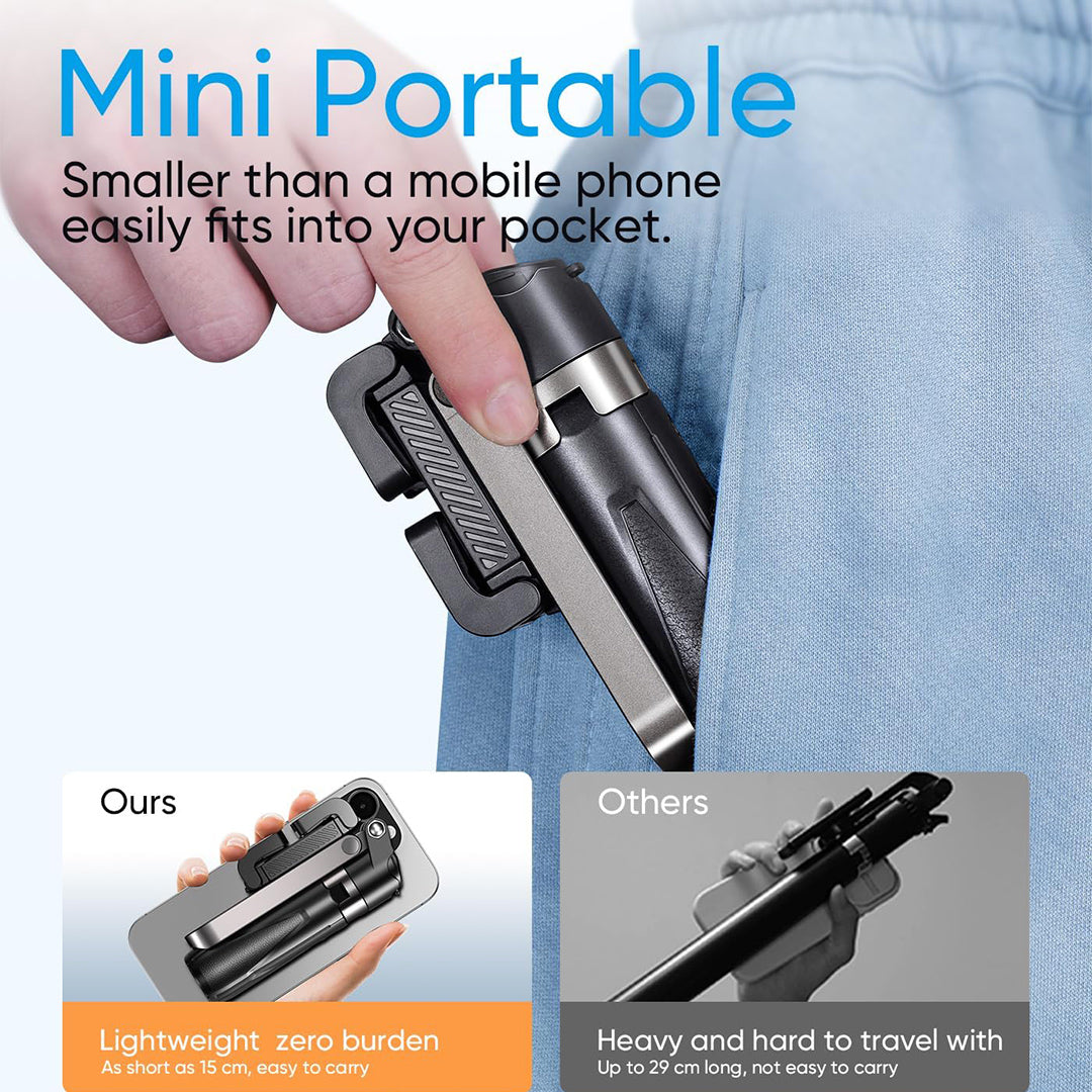 Trípode para Selfie Portátil con Control Remoto Inalámbrico, 2 Luces de Relleno Ajustables y Soporte Retráctil para iPhone, Ideal para Fotografía y Transmisión en Vivo SC004 - Yesmart