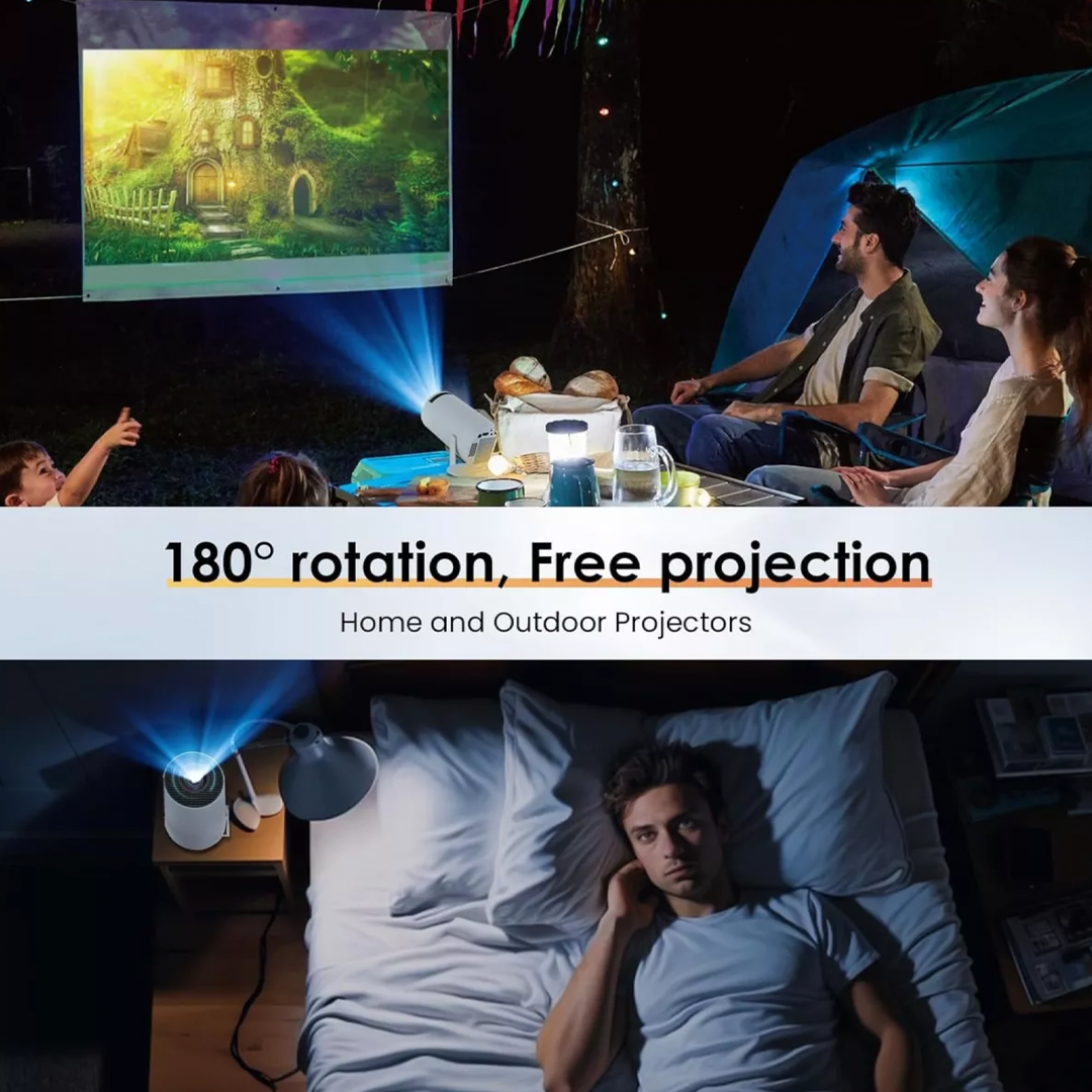Mini Proyector Gearelec HY300 Profesional 4K con Android 11, WiFi y Bluetooth PP001 - Yesmart