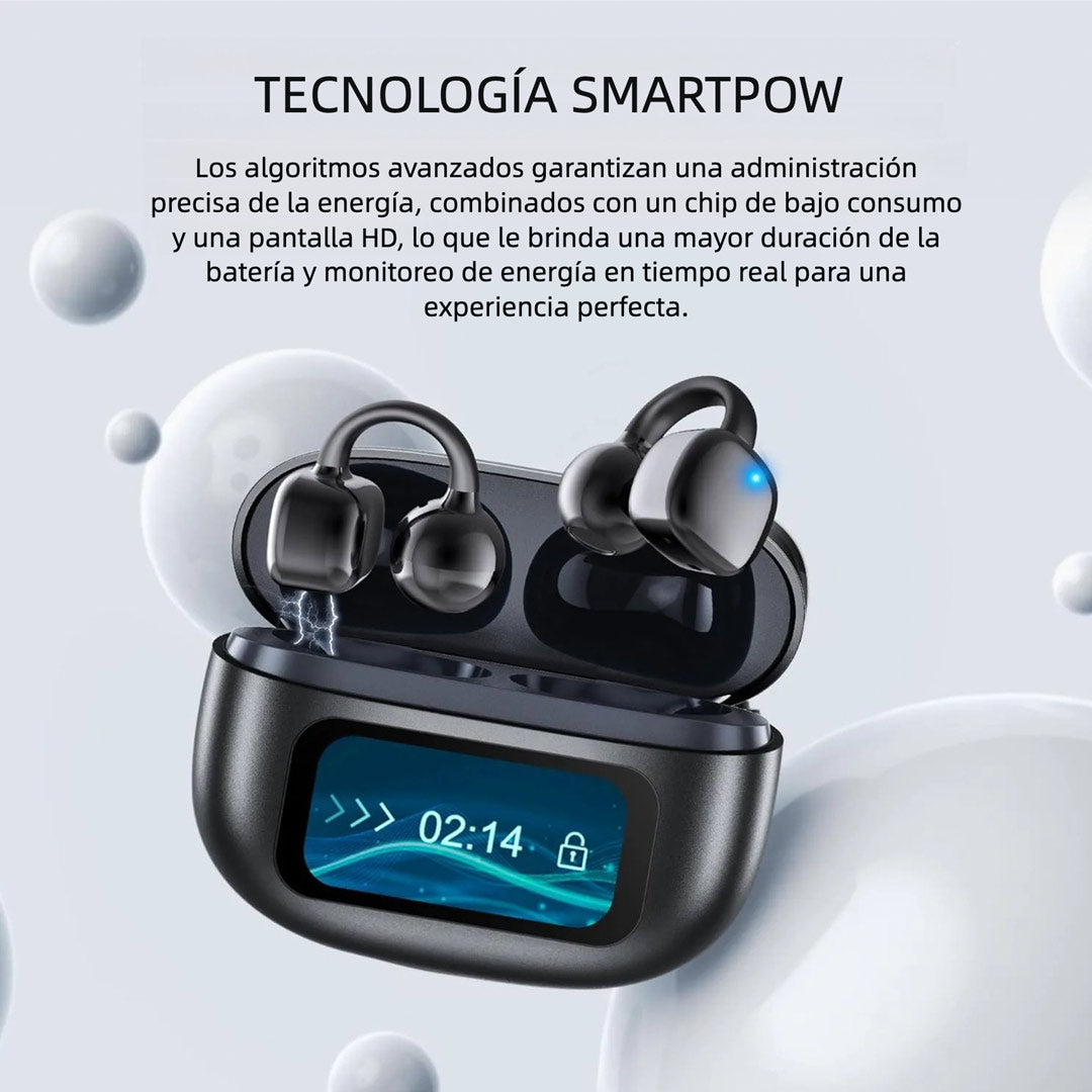 Auriculares Bluetooth Traductores en Tiempo Real, 140 Idiomas, 30h Batería, Diseño Ultraligero para Viajes - BH044
