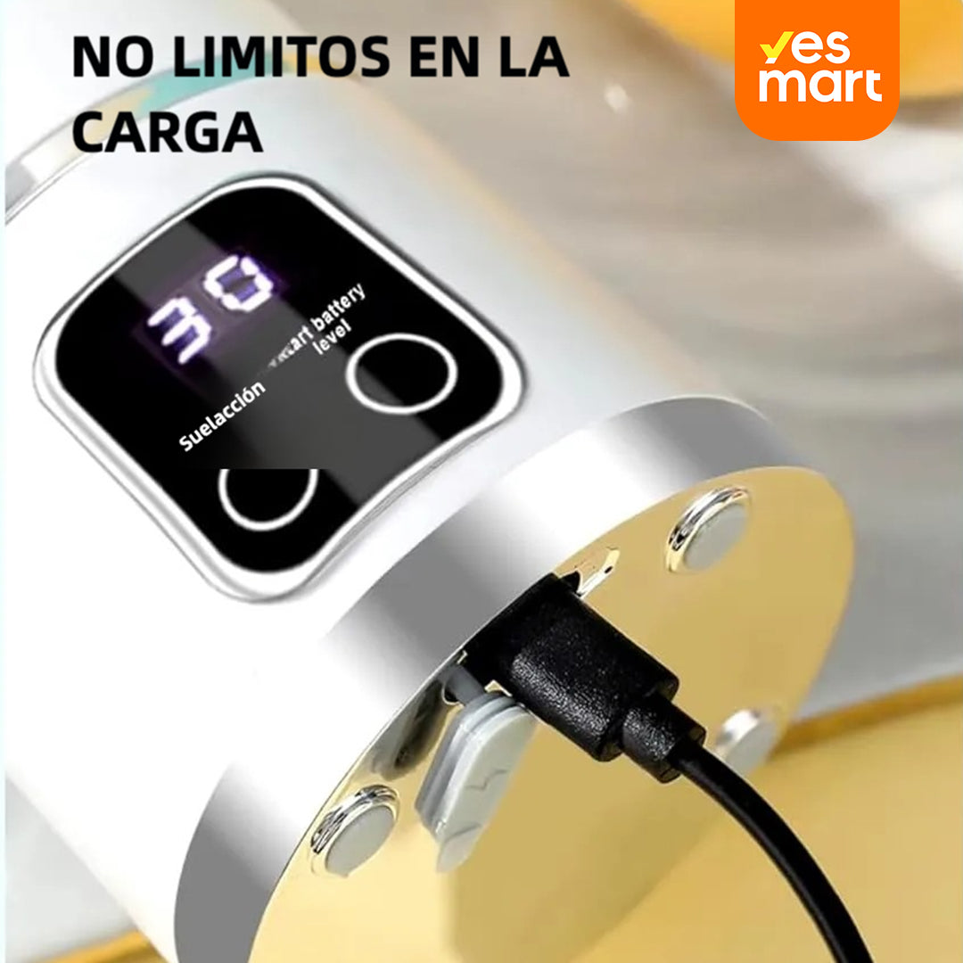 Licuadora Portátil de 15 Onzas (435.2 ml) Recargable por USB, Sin Cables, Personal Blender sin BPA, Ideal para Batidos y Smoothies - EJ007