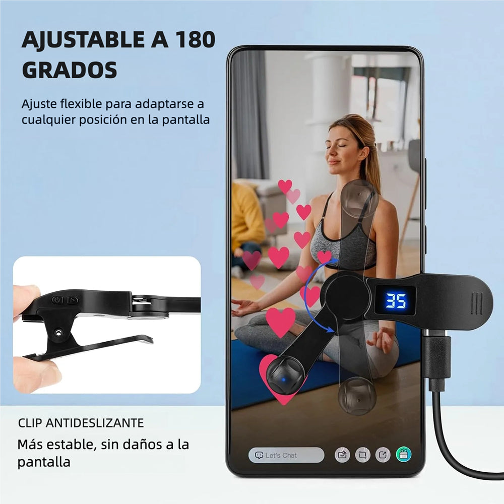 Auto Clicker for Smart Phone, Phone Screen Device Speed Clicker for iPhone iPad Apps, Fast Click Simulation Finger Continuous Click for Game, Live Broadcasts Likes, Lightning Deal, Reward Task