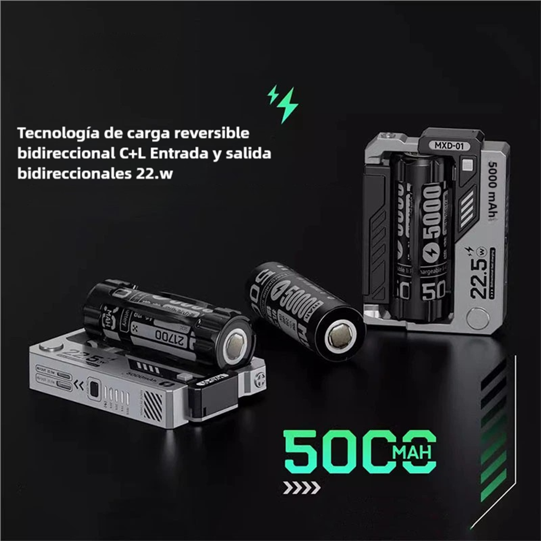 Cargador Portátil 5000mAh con Batería Reemplazable y Carga Rápida de 22.5W BP001 - Yesmart