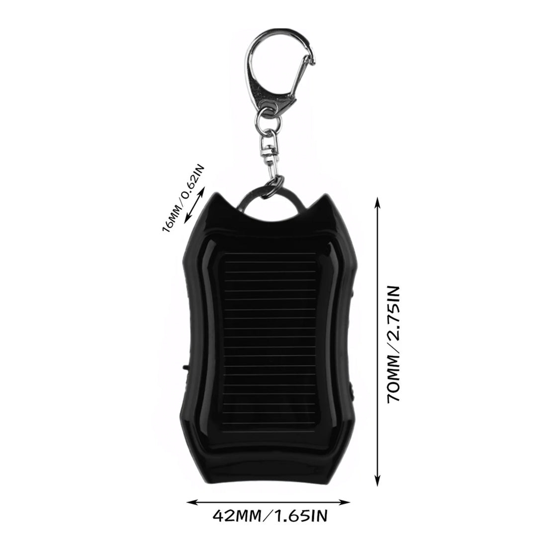 Power Bank Solar con Llavero - Cargador Portátil con Panel Solar Mini para Celulares y Supervivencia al Aire Libre BP006 - Yesmart